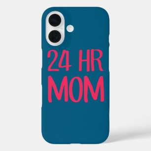Funda iPhone 16 Mamá de 24 horas