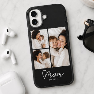 Funda iPhone 16 Mamá Estableció Guión Negro 3 Foto