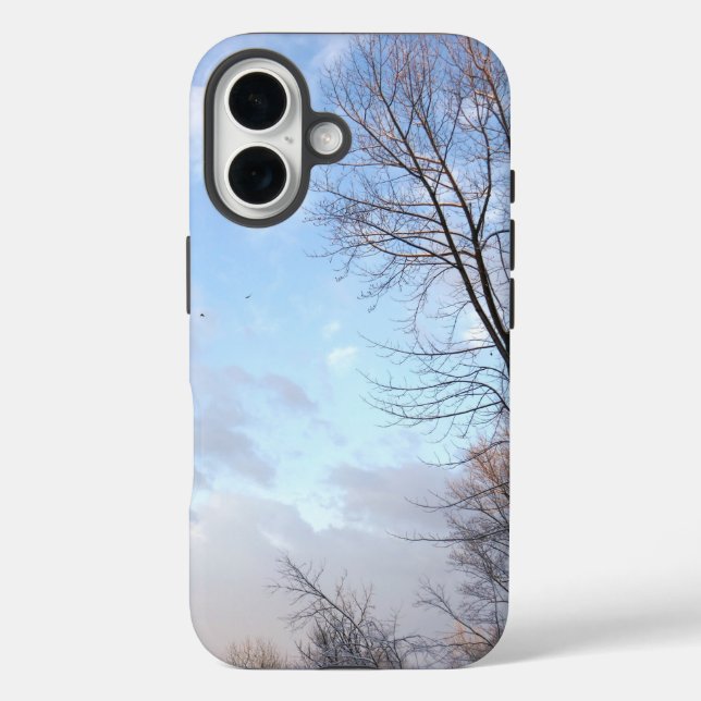 Funda iPhone 16 Mañana de Invierno I (Reverso )
