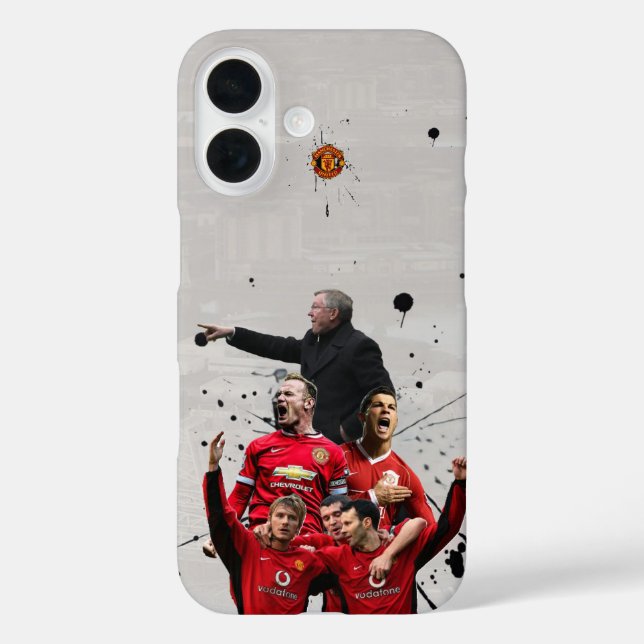 Funda iPhone 16 Manchester United Phone Case (Reverso )