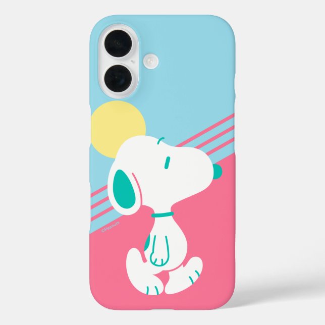 Funda iPhone 16 Maní | Snoopy Deco Dreams Sun (Reverso )
