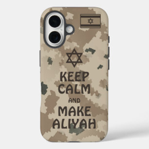 Funda iPhone 16 Mantener La Calle Y Hacer Aliyah - Desierto