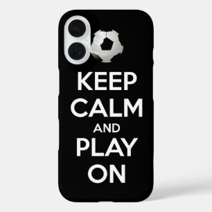 Funda iPhone 16 Mantener la calma y jugar