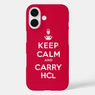 Funda iPhone 16 Mantener la calma y transportar HCl