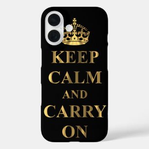 Funda iPhone 16 Mantengan la calma y continúen.