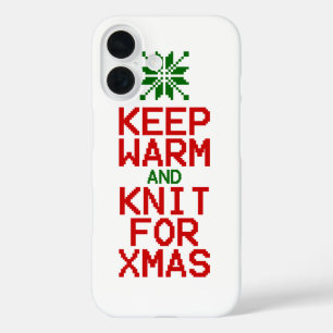 Funda iPhone 16 Mantente cálido y amable con los navideños