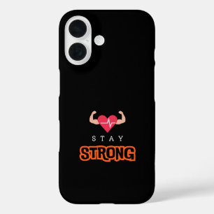 Funda iPhone 16 Mantente fuerte