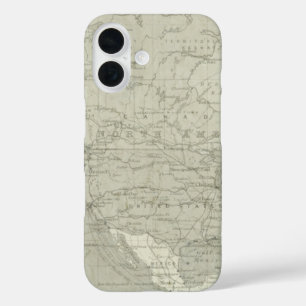 Funda iPhone 16 Mapa de caricaturas antiguas del mundo