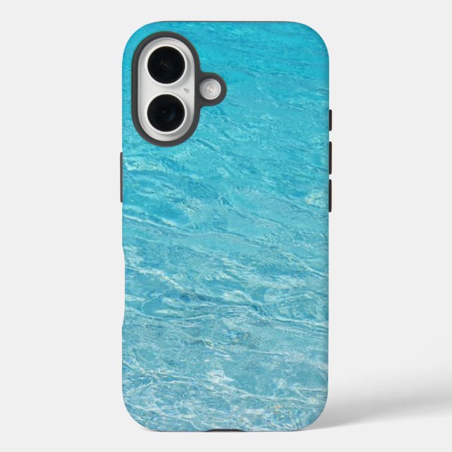 Funda iPhone 16 Mar Azul Claro (Reverso )
