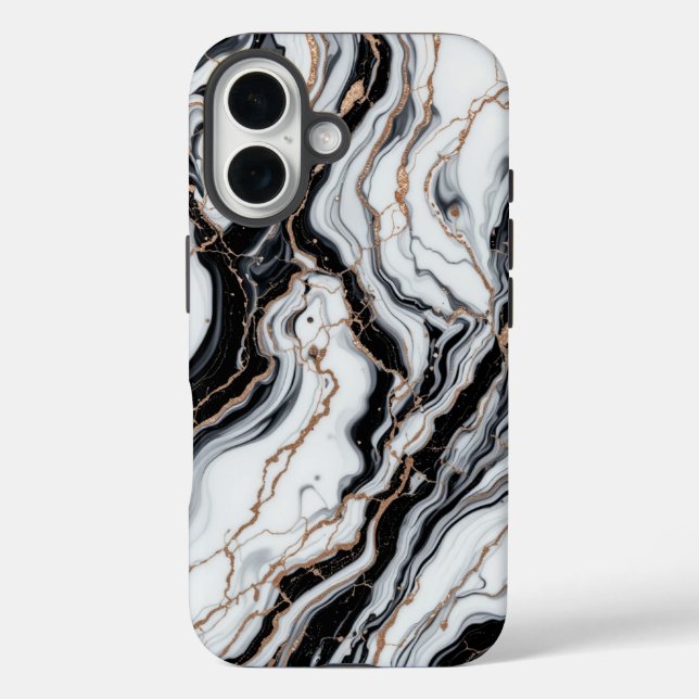 Funda iPhone 16 Marble Luxe1 (Reverso )