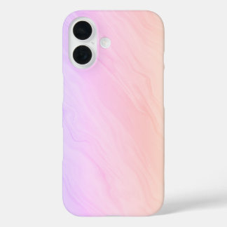 Funda iPhone 16 Marble Luxe - Púrpura y Rosa