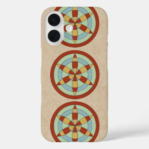 Funda iPhone 16 Marca de bruja de Suffolk Hexafoil (Rueda de marga