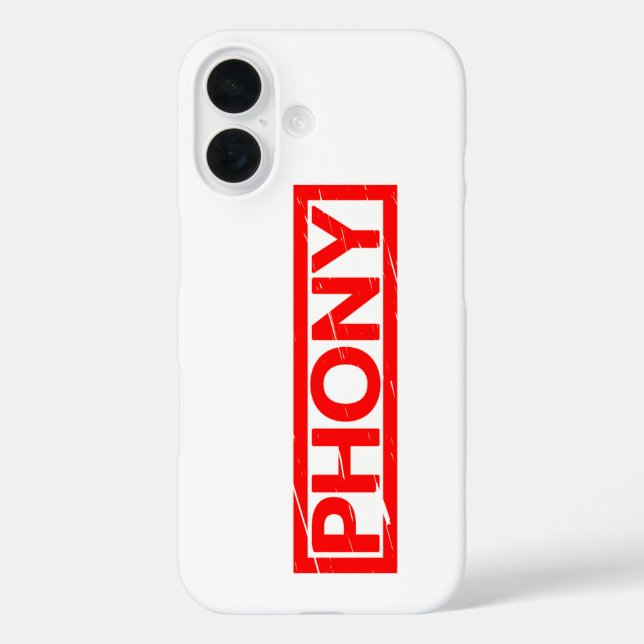 Funda iPhone 16 Marca de fondeo (Reverso )