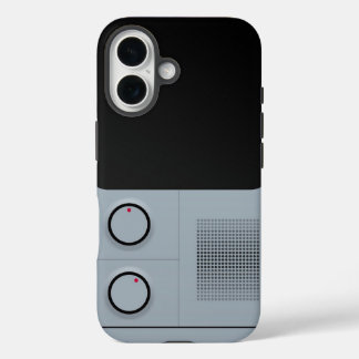 Funda iPhone 16 Marcado de radio minimalista