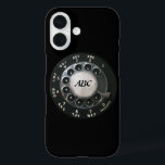 Funda iPhone 16 Marcador telefónico de Rotary<br><div class="desc">Fotografía de un teléfono rotatorio negro. Derechos de autor 2014 de Margaret E. Cmelik.</div>