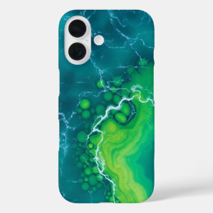 Funda iPhone 16 Marea turquesa: un escape tropical