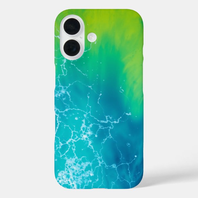 Funda iPhone 16 Marea turquesa: un escape tropical (Reverso )