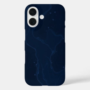 Funda iPhone 16 Mareas oscuras: una obra maestra monocroma