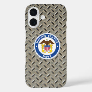 Funda iPhone 16 Marina de Estados Unidos Oficial Escudo