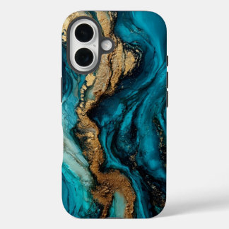 Funda iPhone 16 Marino abstracto 