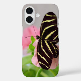 Funda iPhone 16 Mariposa cebra