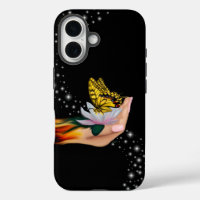 Mariposa en Lotus Bloom