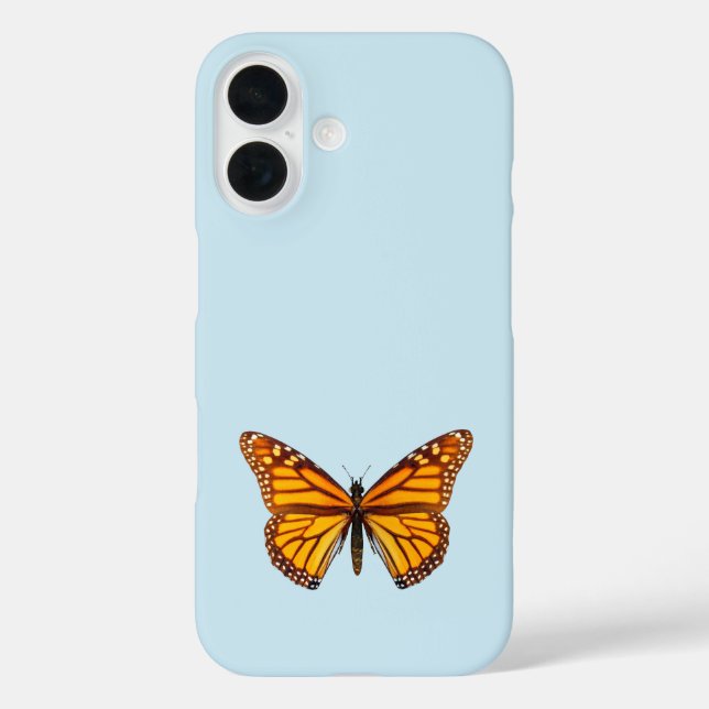 Funda iPhone 16 Mariposa monarca (Reverso )
