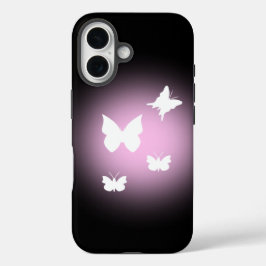 Funda iPhone 16 Mariposas blancas