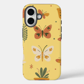 Funda iPhone 16 Mariposas cortas y olla
