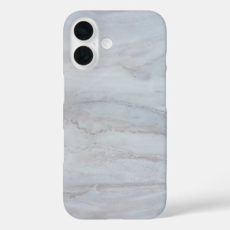 Funda iPhone 16 Mármol Blanco Elegante