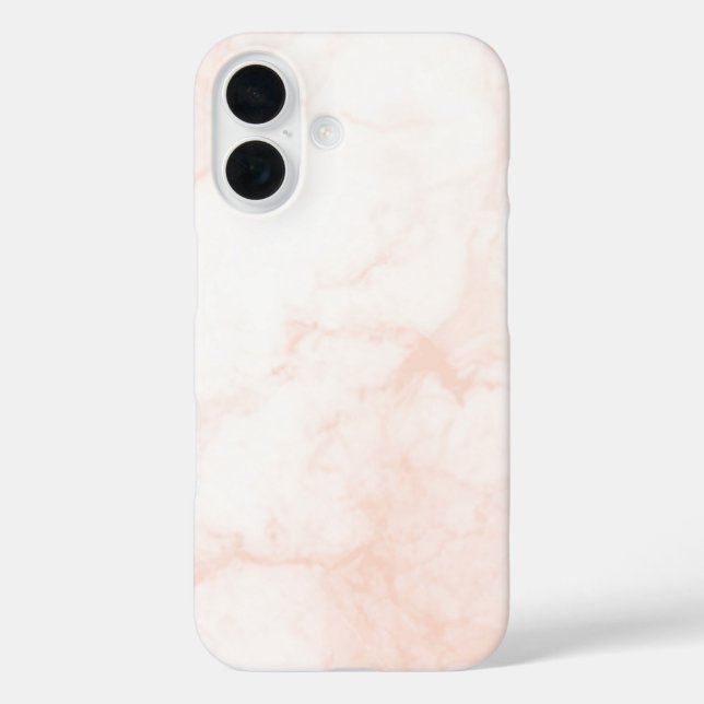 Funda iPhone 16 Mármol dorado y blanco moderno (Reverso )
