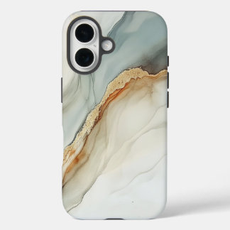 Funda iPhone 16 Mármol minimalista - Diseño elegante y sin tiempo