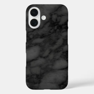 Funda iPhone 16 Mármol negro