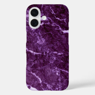 Funda iPhone 16 Mármol púrpura