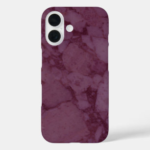 Funda iPhone 16 Mármol rosa oscuro