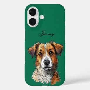Funda iPhone 16 Mascota tema Funda-maleta para iPhone Mate