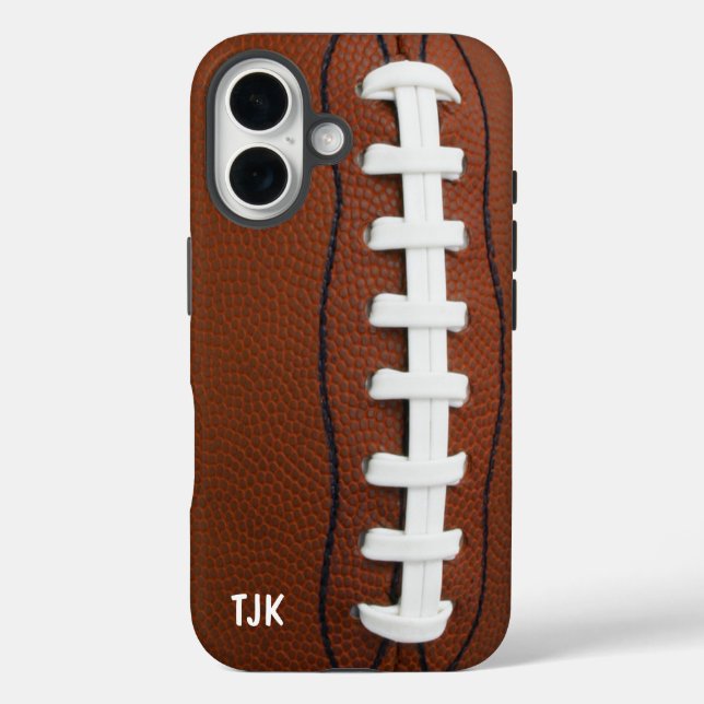 Funda iPhone 16 Mate de estuche para iPhone de fútbol (Reverso )