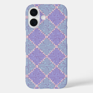 Funda iPhone 16 Maze Patchwork