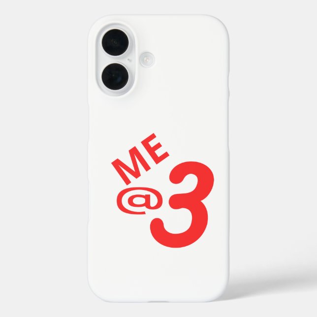 FUNDA iPhone 16 ME @ 3 (Reverso )