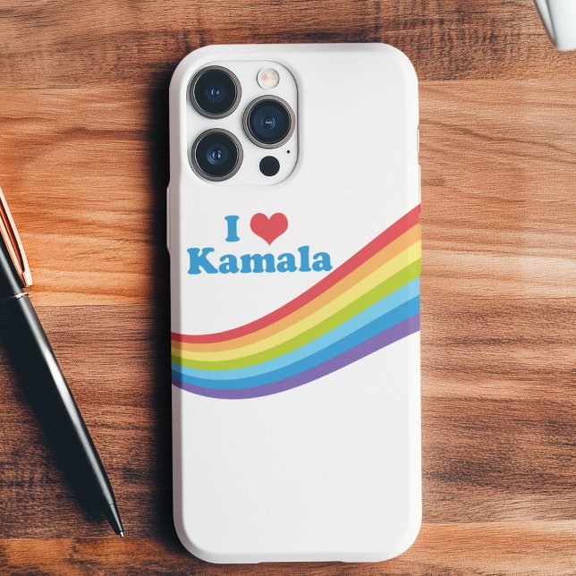 Funda iPhone 16 Me encanta Kamala Harris Cuidada Política del Arco (Subido por el creador)