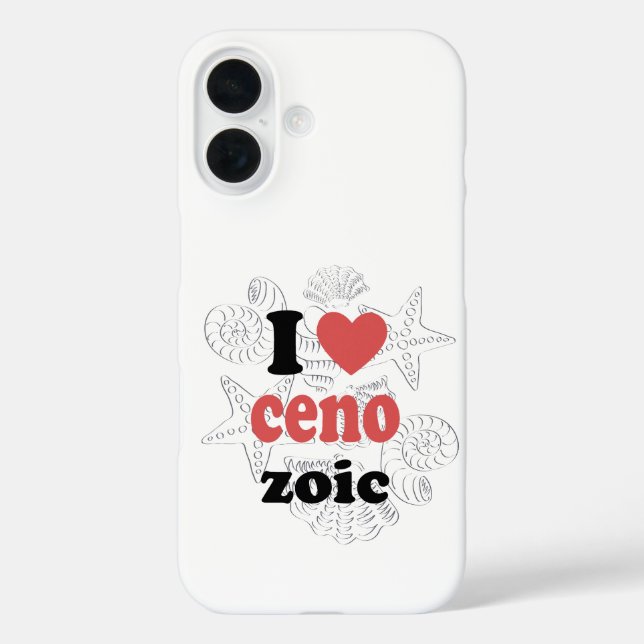 Funda iPhone 16 Me encanta la cita graciosa del Cenozoico para los (Reverso )