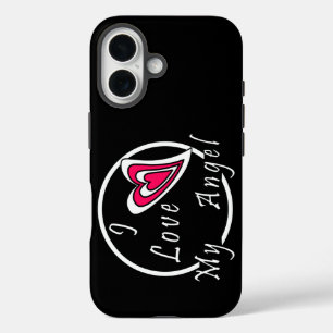 Funda iPhone 16 Me encanta mi ángel