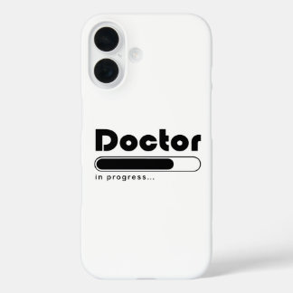Funda iPhone 16 Médico En Progreso Divertido Barra De Carga De Fac