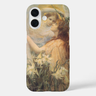 Funda iPhone 16 Mensaje de Ángel de George Swen lugar de Arte Vint