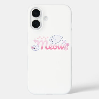 Funda iPhone 16 Meowpink