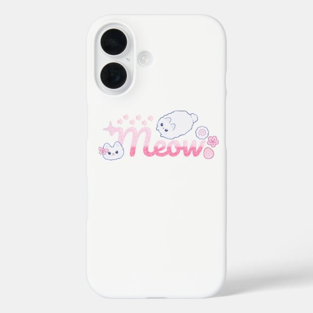 Funda iPhone 16 Meowpink (Reverso )