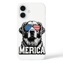 Merica - Patriótico Golden Retriever
