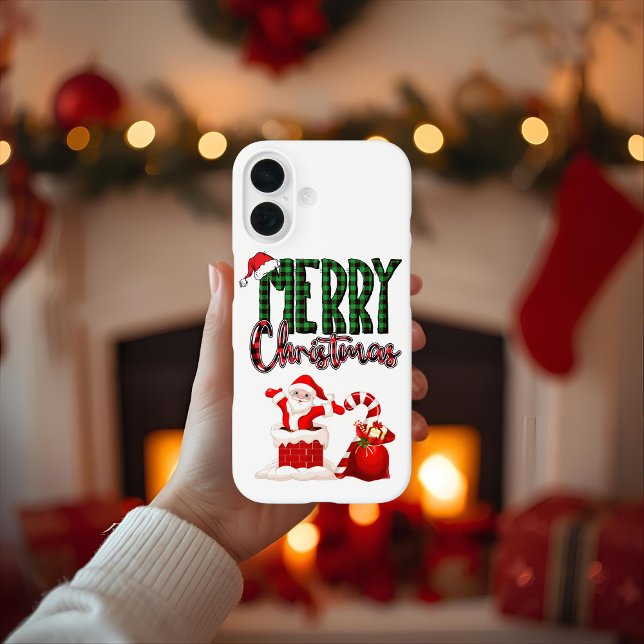 Funda iPhone 16 Merry Christmas by Santa - Apple iPhone 16 Case  (Subido por el creador)