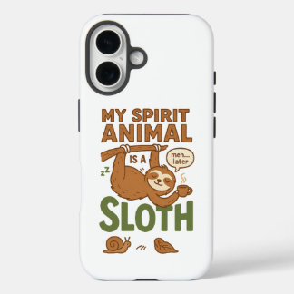 Funda iPhone 16 Mi animal espiritual es una consigna