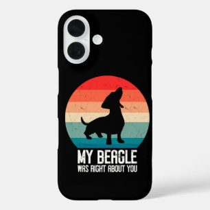 Funda iPhone 16 Mi Beagle tenía razón sobre ti Beagle mascota perr